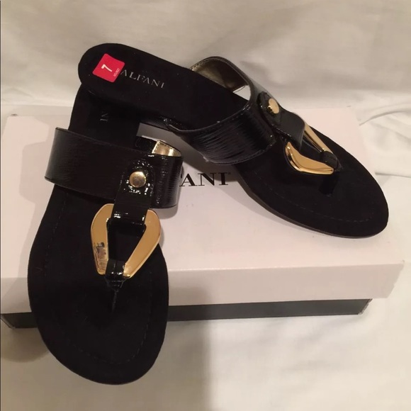 NEW The Alfani Forray Sandals SIZE 7, black - Picture 2 of 6